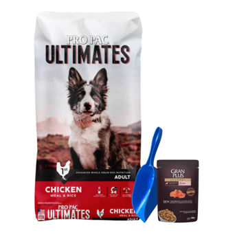 Imagen de Alimento PRO PAC Perro Adulto Pollo y Arroz 18,1 kg + Regalo