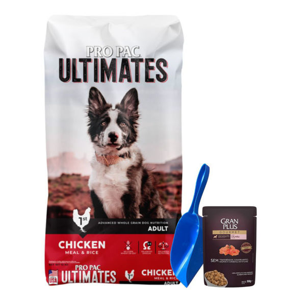 Imagen de Alimento PRO PAC Perro Adulto Pollo y Arroz 18,1 kg + Regalo