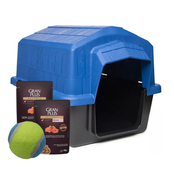Imagen de Casa Para Perro ALVORADA Nº5 Color Brasil 74x56x54 + Regalo