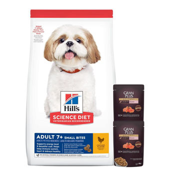 Imagen de Alimento HILLS Perro Senior +7 Small Bites Raza Pequeña 6,8 kg + Regalo