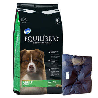 Imagen de Alimento EQUILIBRIO Perro Adulto Active Todas las Razas 15 kg + 3 kg + Regalo