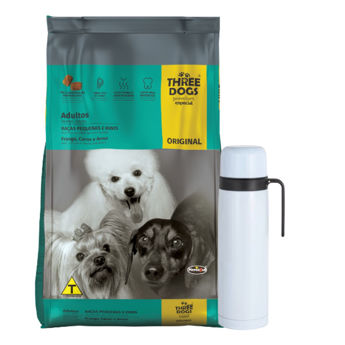 Imagen de Alimento THREE DOGS Perro Original Adulto Raza Pequeña 15 kg + Regalo