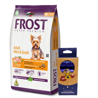 Imagen de Alimento FROST Perro Adulto Raza Pequeña 10,1 kg + Regalo
