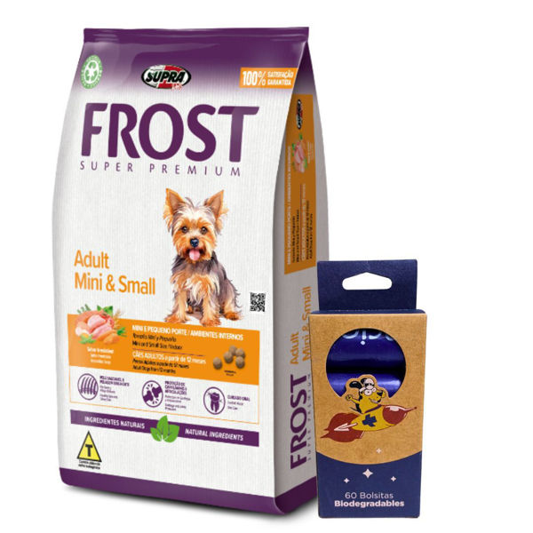 Imagen de Alimento FROST Perro Adulto Raza Pequeña 10,1 kg + Regalo