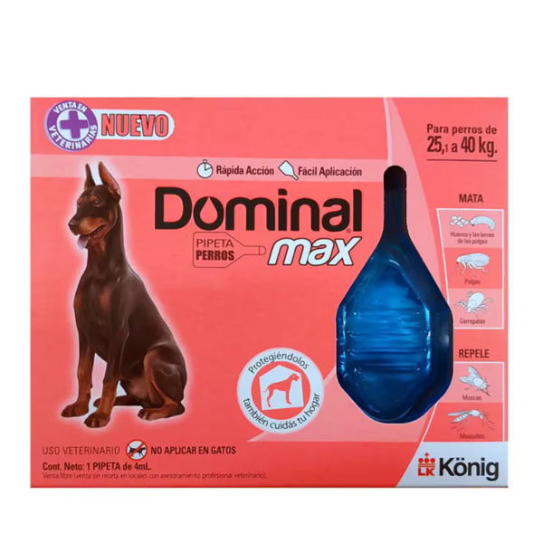 Imagen de Pipeta Antipulgas DOMINAL MAX Perro 25 a 40 kg