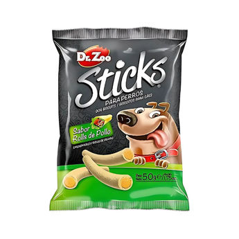 Imagen de Snack Para Perro DR ZOO Sticks Sabor Roll Pollo 50 gr - 1 Unidad
