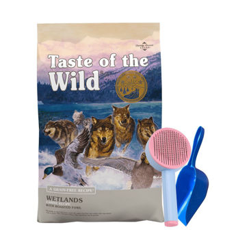 Imagen de Alimento TASTE OF THE WILD Wetlands (Grain Free) Perro Adulto Todas las Razas Sabor Aves Asadas 12,2 kg + Regalo