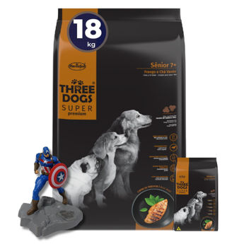 Imagen de Alimento THREE DOGS Perro Super Premium Senior 15 + 2 kg + Regalo