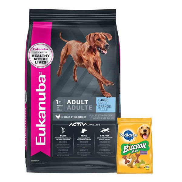 Imagen de Alimento EUKANUBA Perro Adulto Raza Grande 15 kg + Regalo