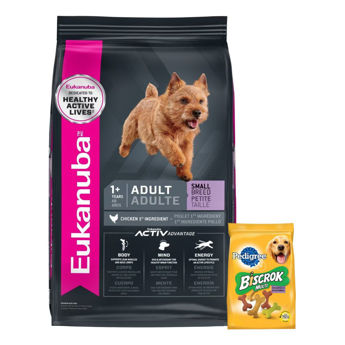 Imagen de Alimento EUKANUBA Perro Adulto Raza Pequeña 15 kg + Regalo