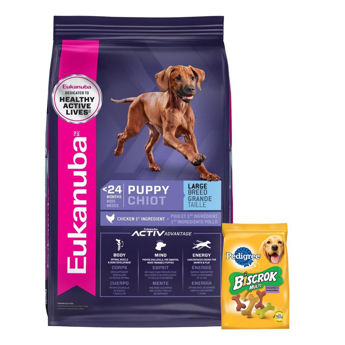 Imagen de Alimento EUKANUBA Perro Cachorro Raza Grande 15 kg + Regalo