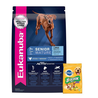 Imagen de Alimento EUKANUBA Perro Senior Raza Grande 15 kg + Regalo
