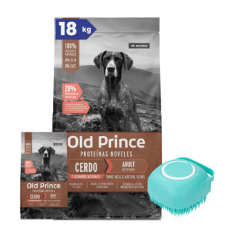 Imagen de Alimento OLD Prince Perro Adulto Cerdo y Legumbres Todas las Razas 15 kg + Regalo