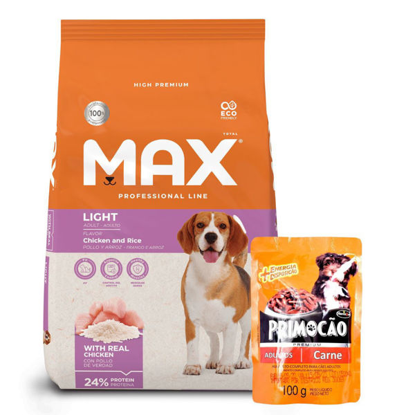 Imagen de Alimento MAX Perro Light 2 kg + Regalo