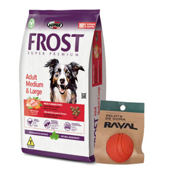 Imagen de Alimento FROST Perro Adulto Raza Mediana y Grande 15 + 2 kg + Regalo