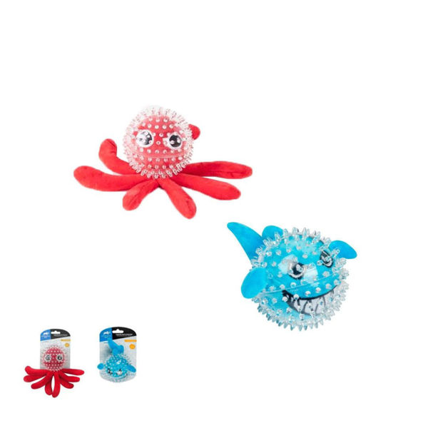 Imagen de Juguete Para Perro ANIMAL PLANET Pelota Con Pinchos Animales