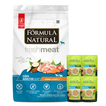 Imagen de Alimento FORMULA NATURAL Perro Fresh Meat Adulto Raza Grande 12 kg + Regalo