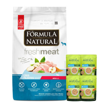 Imagen de Alimento FORMULA NATURAL Perro Fresh Meat Cachorro Raza Mediana 12 kg + Regalo