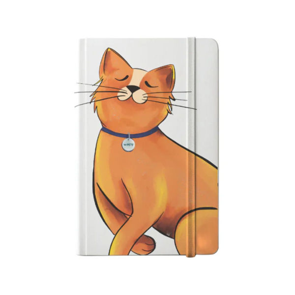 Imagen de Cuaderno De Notas M-PETS Petjoy Gato - Color Naranja