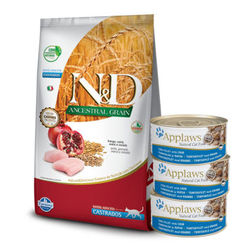 Imagen de Alimento NYD Ancestral Grain Gato Castrado 7,5 kg + Regalo