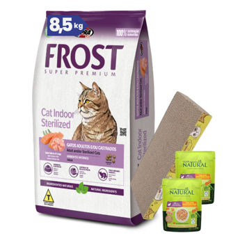 Imagen de Alimento FROST Gato Cat Indoor Castrado 7,5 kg + 1 kg + Regalo