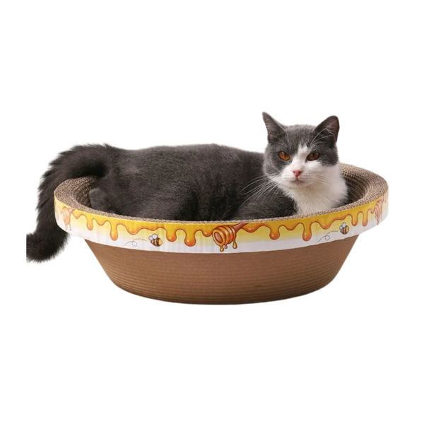 Imagen de Rascador Cama Redondo Para Gato 50x12cm