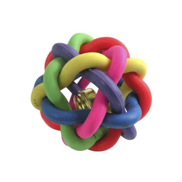 Imagen de Juguete Para Perro ANIMAL PLANET Pelota De Goma Con Cascabel