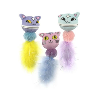 Imagen de Juguete Para Gatos ANIMAL PLANET Gato Con Pluma