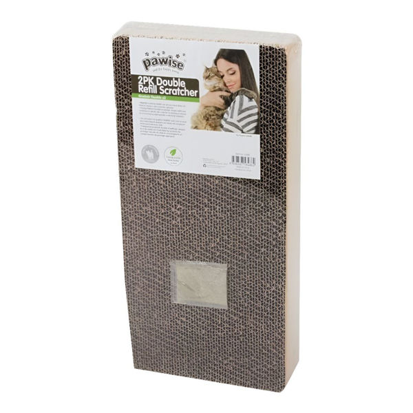 Imagen de Rascador Para Gato PAWISE 2PK Double Refill Scratcher