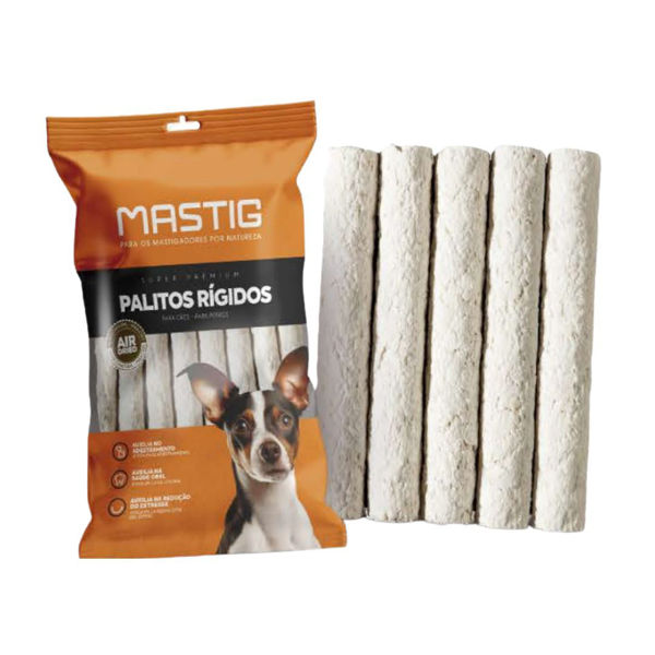 Imagen de Snack Palitos MASTIG Rigidos Natural 8 mm - 10 Unidades
