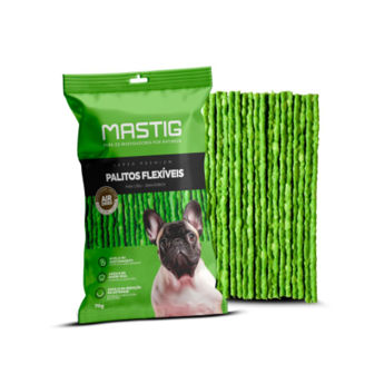 Imagen de Snack Para Perro MASTIG Palitos Flexibles Menta 70 grs