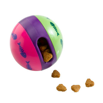 Imagen de Juguete Para Gato FERPLAST Pelota Dispensador De Comida