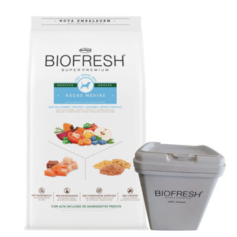 Imagen de Alimento BIOFRESH Perro Adulto Raza Mediana 15 kg + Regalo