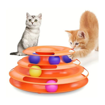 Imagen de Juguete Para Gato Interactivo 3 Pisos