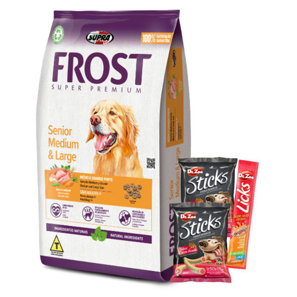 Imagen de Alimento FROST Perro Senior Raza Mediana y Grande 15 kg + Regalo