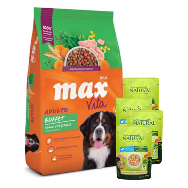 Imagen de Alimento MAX Buffet Vita Perro Adulto 20 kg + 2 kg + Regalo
