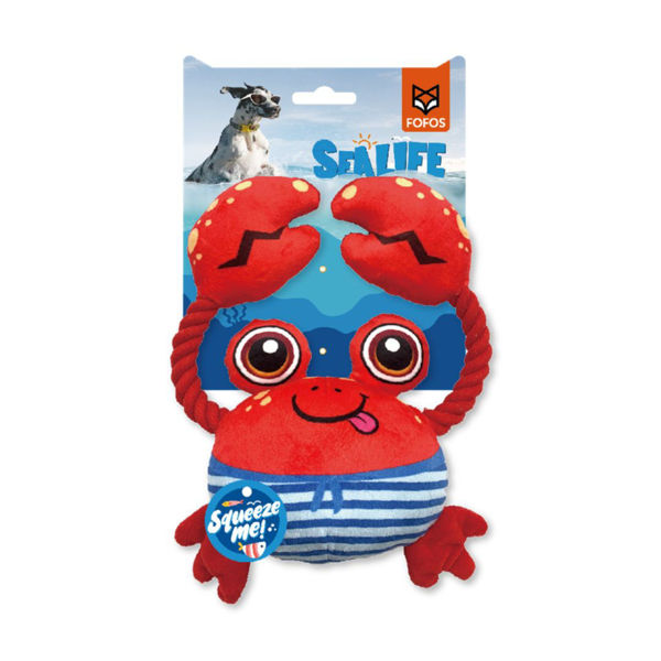 Imagen de Juguete Para Perro FOFOS Peluche Cangrejo Marinero
