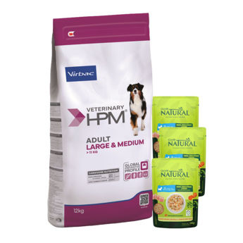 Imagen de Alimento VIRBAC HPM Perro Adulto Raza Mediana y Grande 12 kg + Regalo