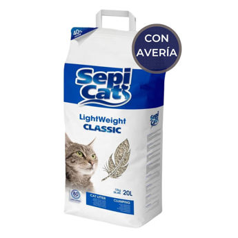Imagen de Arena Aglomerante SEPI CAT LightWeight Classic 12 kg / Con Avería