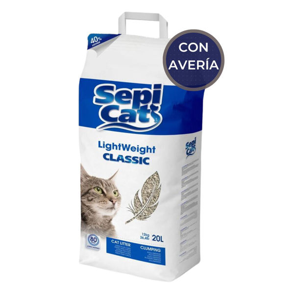 Imagen de Arena Aglomerante SEPI CAT LightWeight Classic 12 kg / Con Avería