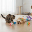 Imagen de Juguete Para Gato Pelota Con Cascabel x4