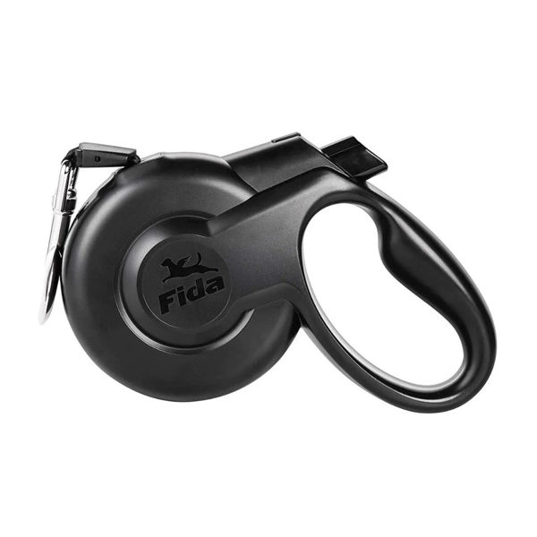 Imagen de Correa Retractil Para Perro FIDA Styleash 5 mts Talle M Negra