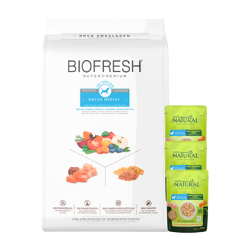 Imagen de Alimento BIOFRESH Perro Castrado Raza Mediana 10,1 kg + Regalo