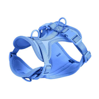 Imagen de Arnés Para Perro PEPITO Doble Enganche Talle M Celeste Cielo