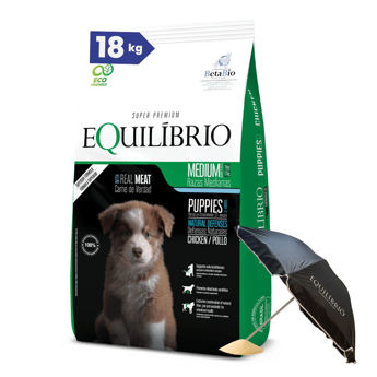 Imagen de Alimento EQUILIBRIO Perro Cachorro Todas las Razas 15 + 3 kg + Regalo