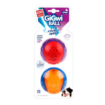 Imagen de Juguete Para Perro GIGWI 2 Pelotas Talle L