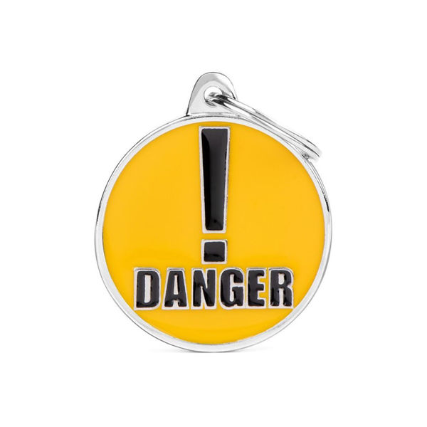 Imagen de Chapita Identificatoria MY FAMILY Danger