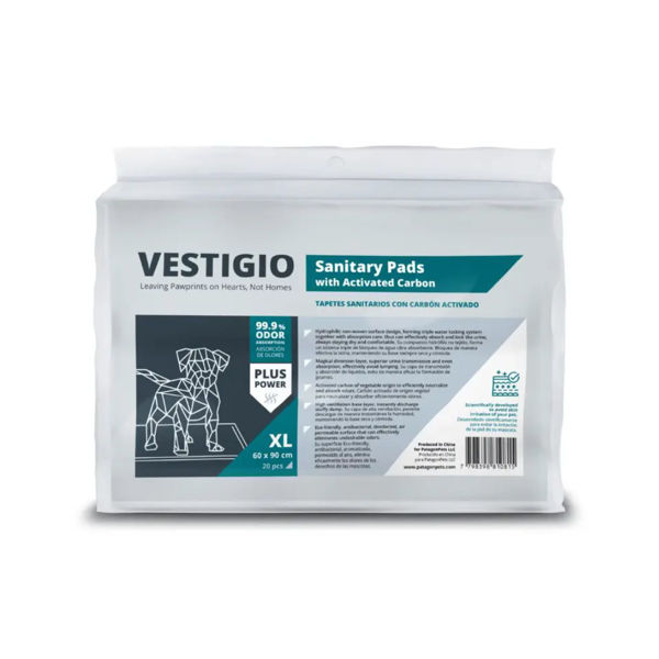 Imagen de Pañales VESTIGIO Carbón Activado Talle XL - 20 Unidades