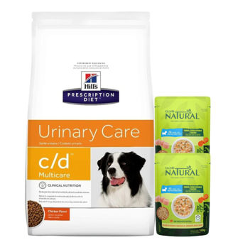 Imagen de Alimento HILLS Perro C/D Cuidado Urinario 8kg + Regalo