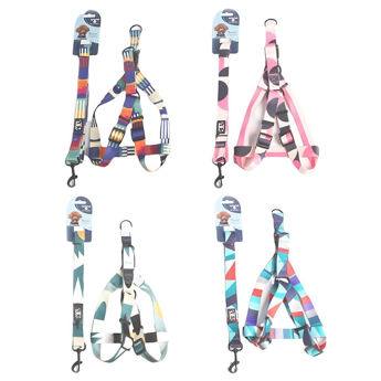 Imagen de Arnés Para Perro LILI MASCOTA Figuras Con Correa XS - Varios Diseños